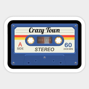 Crazy Town / Cassette Tape Style Sticker